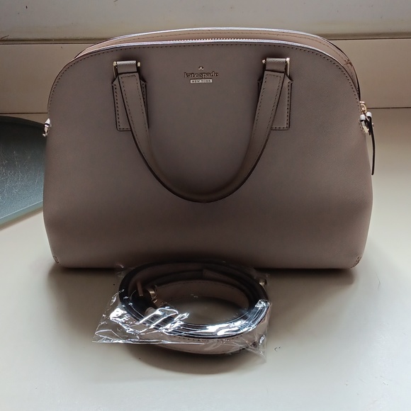 kate spade Handbags - NWOT Kate Spade Handbag with Handles and Crossbody, color Bone/Mushroom